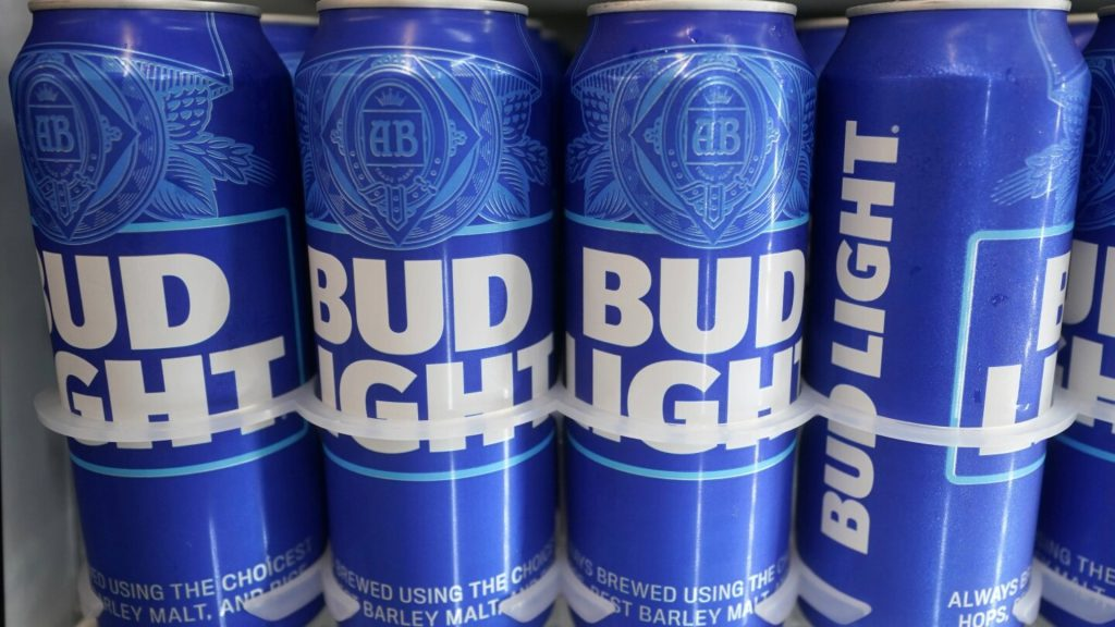 Bud Light cans