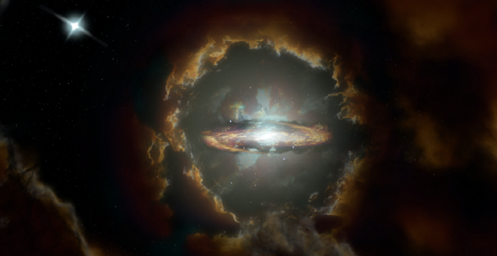 Astronomers find two hidden galaxies at the edge of space and time - Featured image