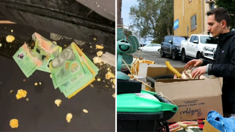 Meet the man who pays his rent with cash he finds in your bins - Featured image